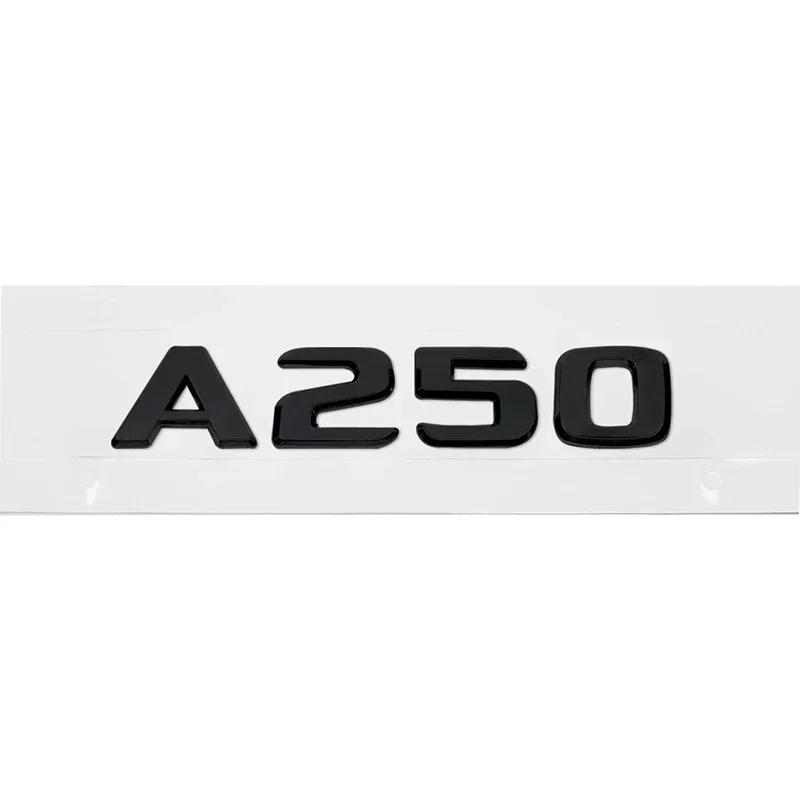 ABS Car Letter Rear Stickers Trunk Badge Emblem Decal for Mercedes Benz A63 A200 A220 A250 A260 A Class W168 W169 W176 AN1