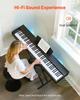 Weighted Digital Piano, 88 Keys Fully Weighted, Electric Piano Dual Keyboard & Speakers, with Sustain Pedal, Recording Function, 238 Tones, Wireless
