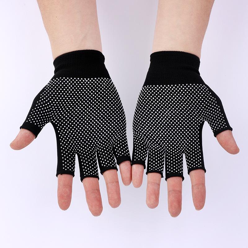 Non-slip Motorcycle Touchscreen Nylon Gloves Men Summer Outdoor Riding Sports Fitness Breathable Sunscreen Half Finger Gloves