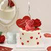 Zayookey Rose Bear Shape Candle Mold, Love Bear Soap Silicone Molds, Candle Epoxy Mold Resin Casting Mould for DIY Candle Making Aromatherapy Wax