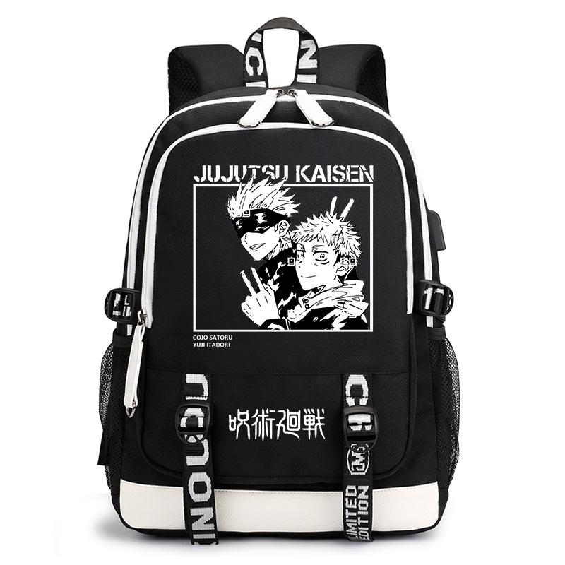 Day Mantra Return To War Anime School Bag Fashion Backpack Elementary School Students Large Capacity Backpack Burden Reduction Storage Bag