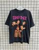 Vintage 90er Take That Rockband T-Shirt Schwarze Farbe Nachdruck AN70709