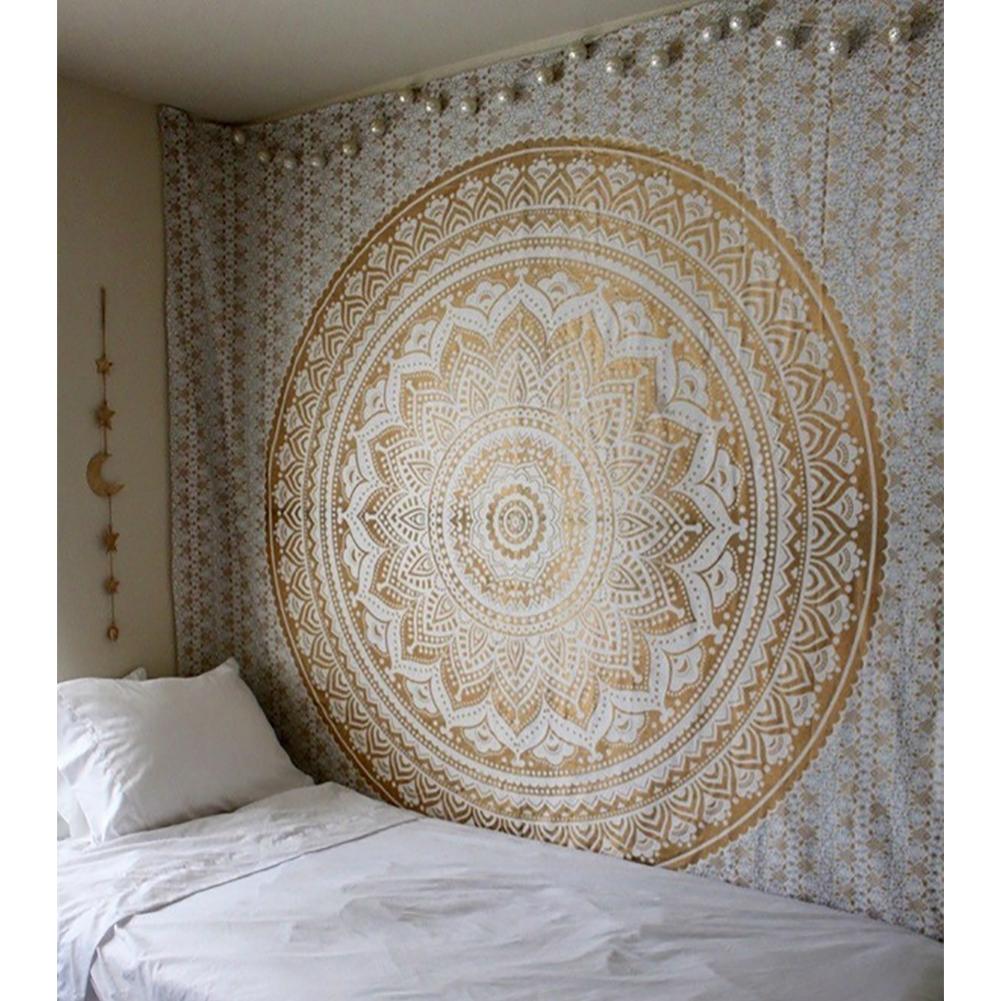 Vintage Style Printing Hanging Tapestry Bedspread Blanket Home Room Background Wall Decor Sunscreen Shawl