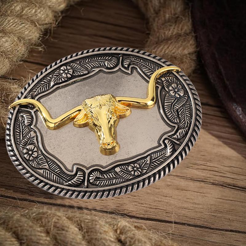 Boucles De Ceinture En Alliage Métallique Pour Hommes,accessoires De Ceinture Faits À La Main, Bricolage, Style Cowboy Occidental Rock