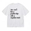 Women's Breathable Classic T-Shirt Black Pink Accent Motivational Text Tee