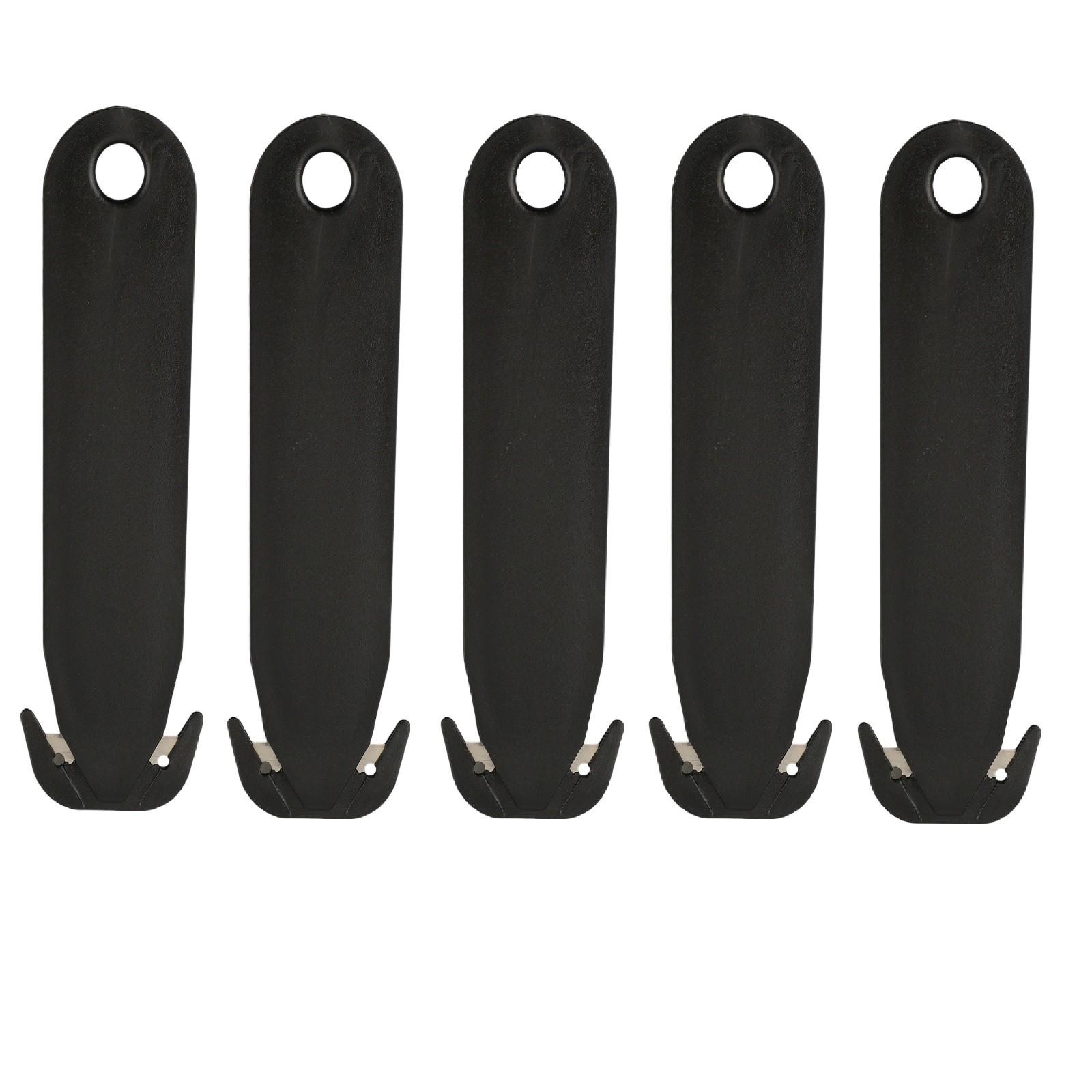

5PCS Multi Tool Box Cutter Blades For Safe Unpacking And Cutting Needs чёрный