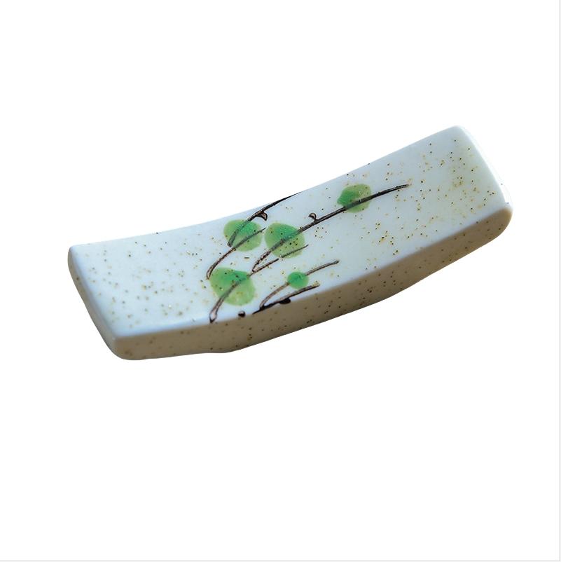 Keramisk spisepinneholder i japansk stil husholdnings skje/spisepinneholder restaurant hotell bordsservise underglasurfarge