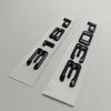 3D ABS Black Logo 318d 316d 325d 330d 320d Emblem Letters Car Sticker Rear Trunk Badge For E90 E46 E91 E92 E93 F30 Accessories