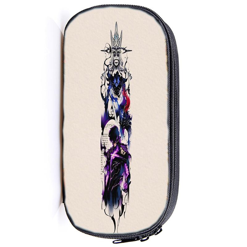 

Пеналы Solo Leveling Sung Jin Woo, многофункциональные пеналы для ручек, сумки для детей, большой емкости, для студентов, для школы, косметические пеналы 16