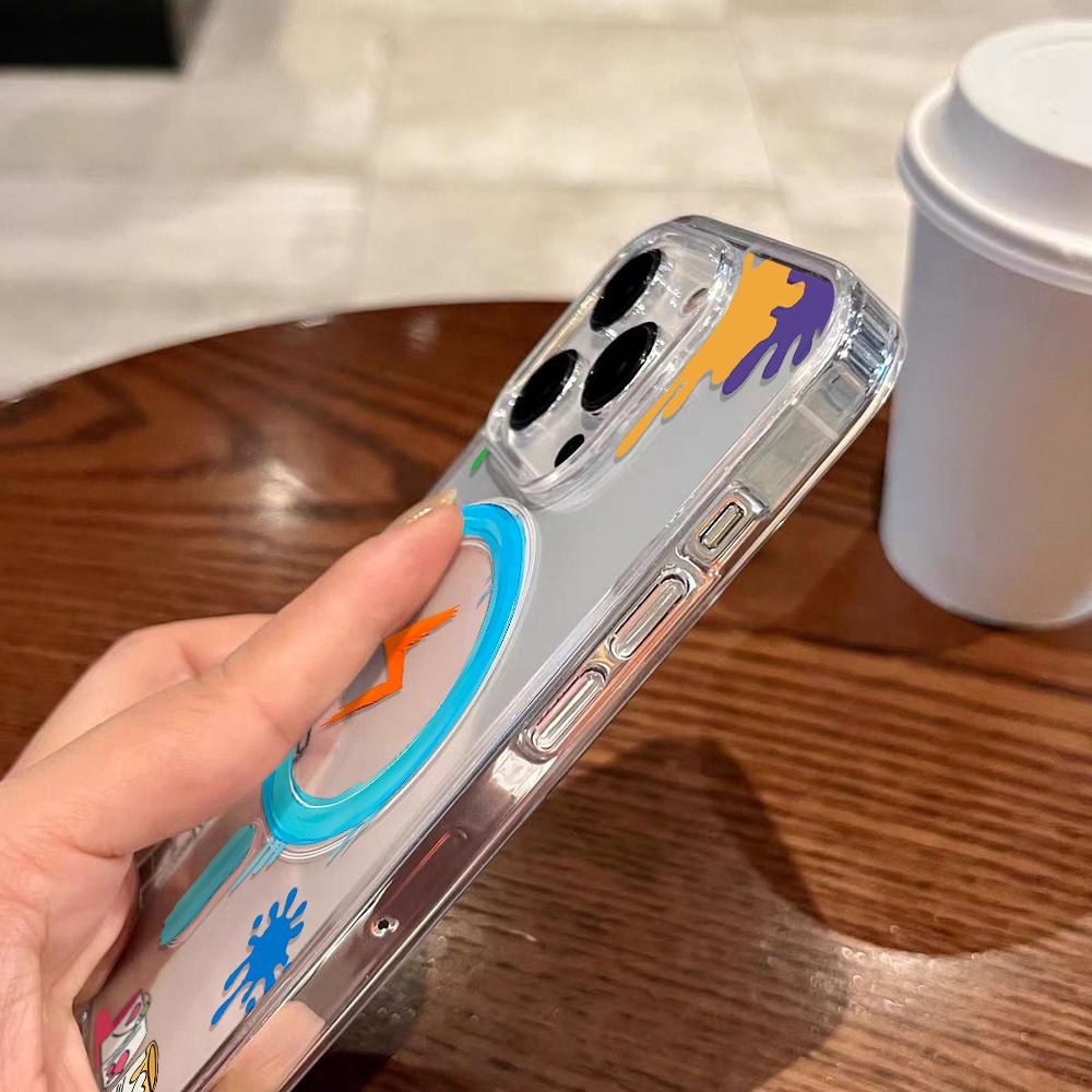 Magnetic Phone Case for iPhone 12 14 16 17 Pro 17 16 15 14 13 12 Pro Max  12 13 14 15  16 High Quality Shockproof Shell Full Protection Cute Style