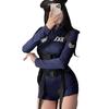 Lenjerie de corp distractivă, polițistă de noapte sexy pentru costum de uniformă nou, ținută seducătoare de însoțitor de bord, sora regală O