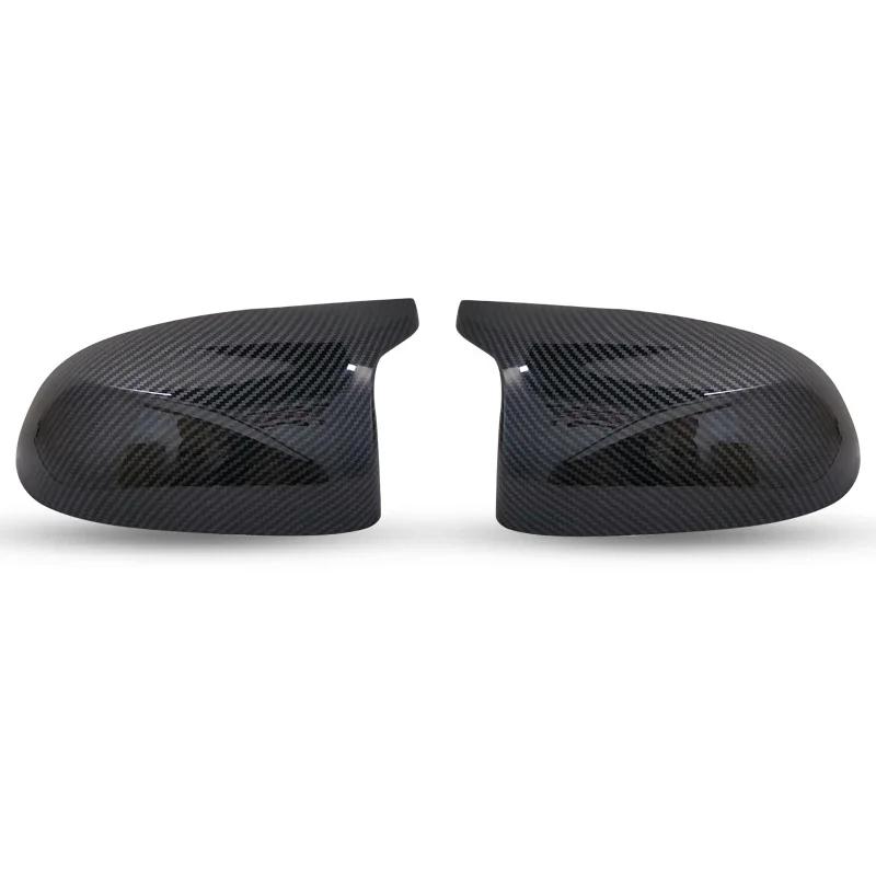Car Side Rearview Mirror Caps CAP High-class Horn for BMW X3 G01 X4 G02 X5 G05 2018-2025 Black Accessories M3 Style Mirror Cover