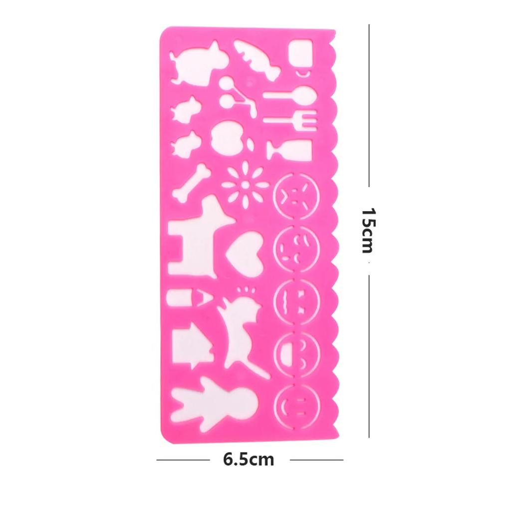 4ks geometrická spirografická kreslicí šablona sada malířských šablon pravítek umělecké řemeslo kreativní dětské vzdělávací hračka pro dívky a chlapce dárek