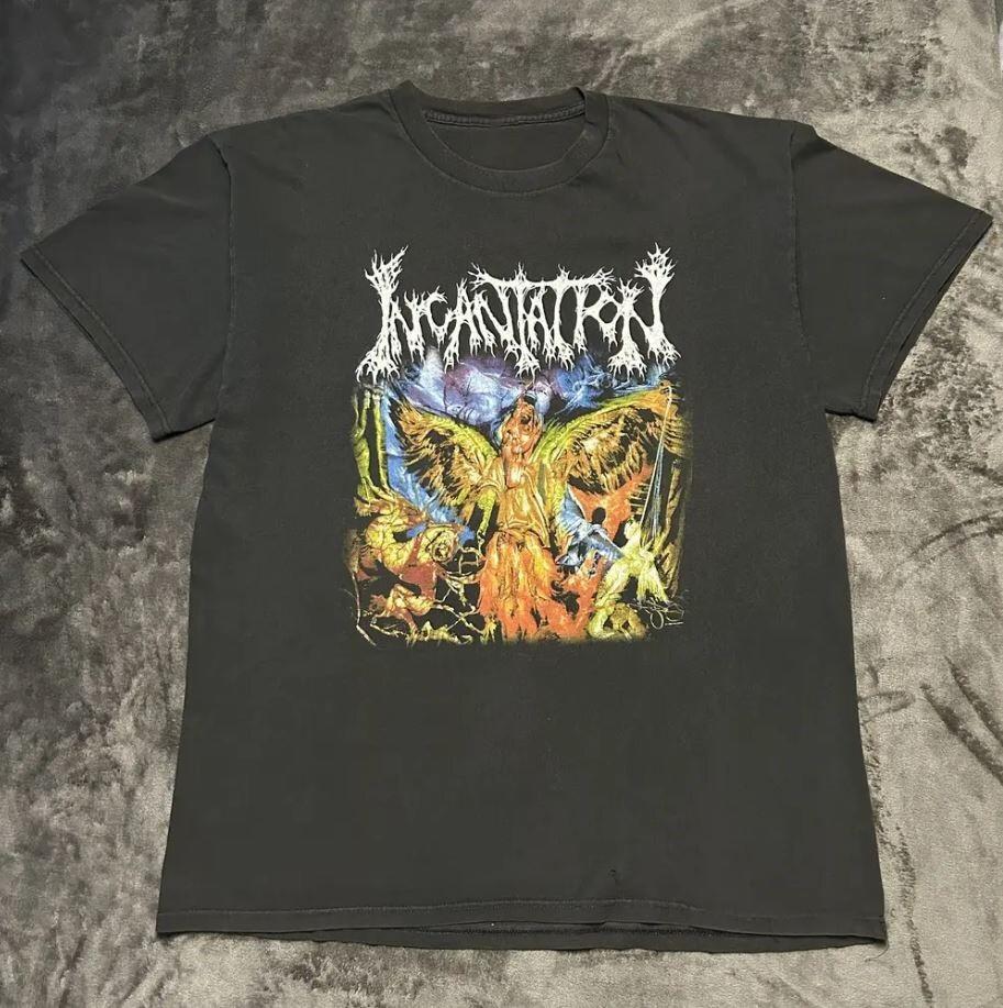 Incantation band 100% Cotton All Size T-Shirt Gift For Fan NI763 Unisex T-Shirt