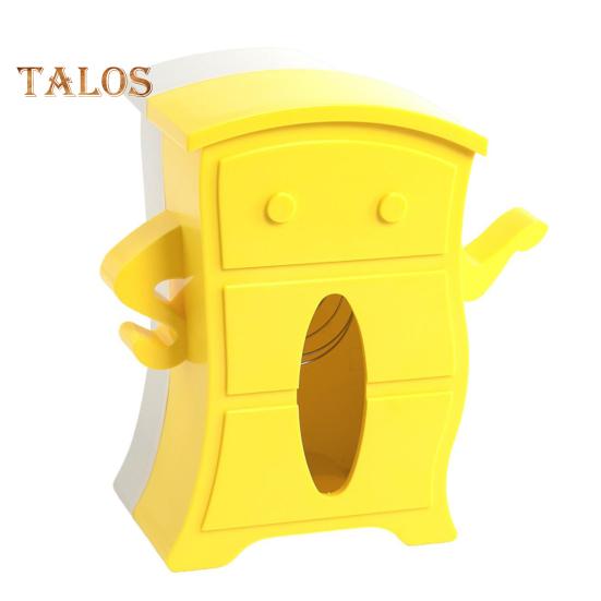 Niedlicher Taschentuchbox-Halter, kreative Form, lebendige Farbe, rutschfestes Design, Papierhalter mit großer Kapazität, platzsparende Schreibtischdekoration