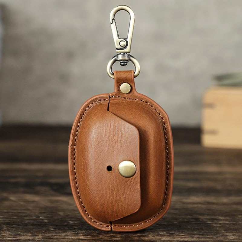 HYUNGJ ekte skinn Sony dedikert etui skinn 1000xm5 dedikert deksel sony xm5 hodetelefoner hardt etui Enkelt Stilig Business Leather Kuskinn