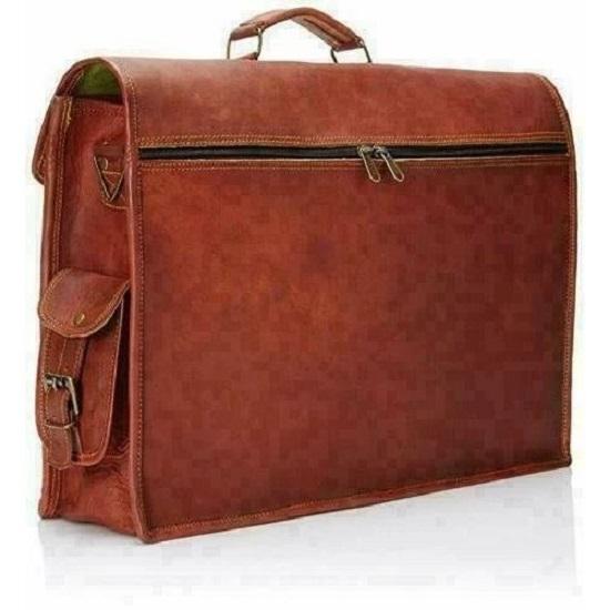 Leather Bag Laptop Messenger Vintage Men's Briefcase Satchel Shoulder New