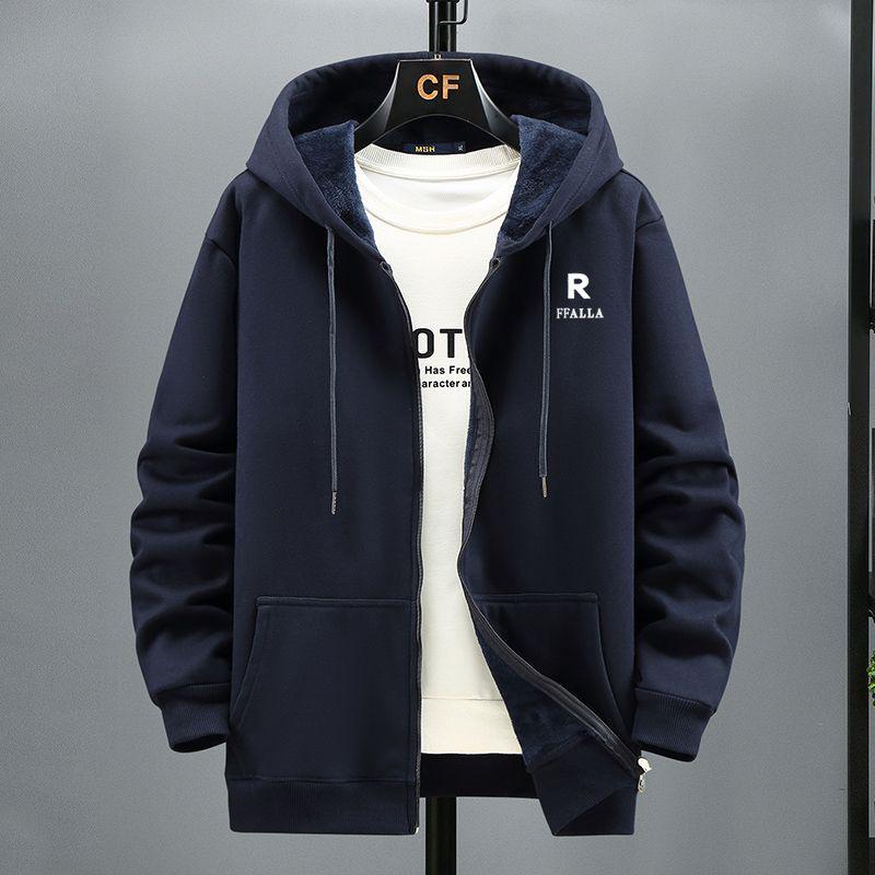 

Мужской кардиган с капюшоном из плюша — новая мода, осень/зима, размер плюс, свободная куртка 7XL