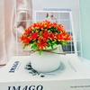 31 Small Orchids Potted Plants Artificial Flower Potted Plants Artificial Plants and Green Plants for Decoration