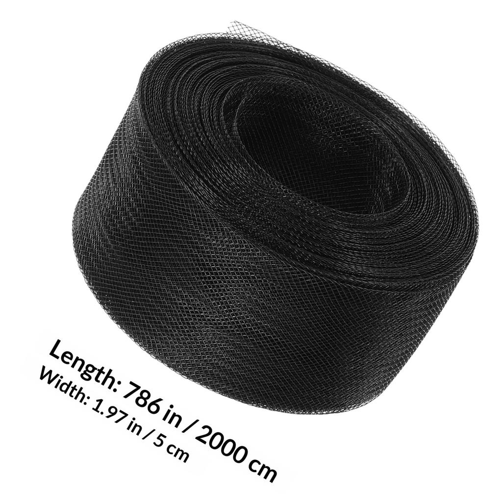 Polyester Elastic Mesh Braid 5Cm Wide Horsehair Style Trim for Sewing Boning Dressmaking Wedding Dance Gown Corset Shaping