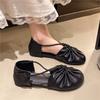 Fashion Retro Women Baotou Sandals 2025 Summer Mary Jane Single Shoes