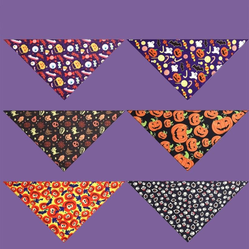 3pack Festives Dog Headscarf Pet Triangles Shape Scarf Holiday Pet Fashion Scarf for Large Breeds