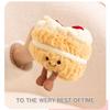 Birthday Stuffed Animal Sweets Birthday Cake Ring Stuffed Animal Gift Present Birthday Cushion Cute Interesting Goods (birthday Cake)