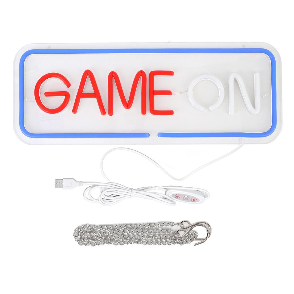Gaming Neon Sign Colorful USB Powered Adjustable Brightness Wall Decor LED Neon Light Sign for