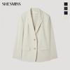 [She S miSS] Notched Two Button Setup Jacket SwSjkp22080