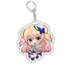 Vtuber Nakiri Ayame Shirakami Fubuki Minato Aqua Gawr Gura Lovelive Cartoon Cute Keychain Kawaii Keyring Bag Parts & Trendy Gift