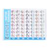 Guitar Chord Poster 56 Colour Coded Coated Paper Educational Reference Guide for Ukulele PlayersS