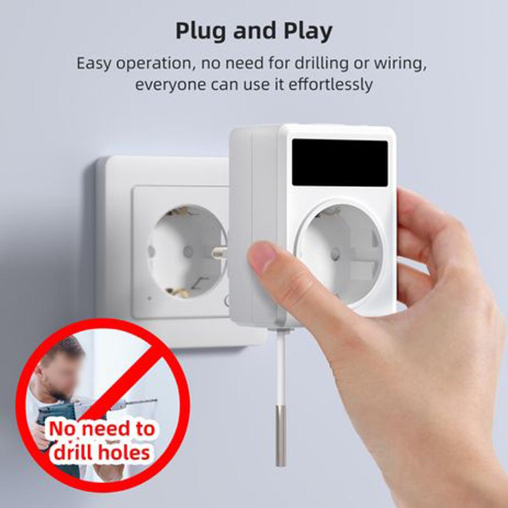 Temperature Management Socket Remote App Control Built-in Safety Door Convenient Voice Operation Cycling Timer Function