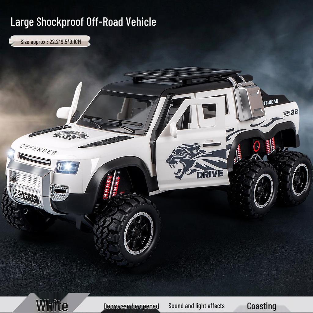 Children's Six-Wheeled Off-Road Vehicle Toy with Sound and Light