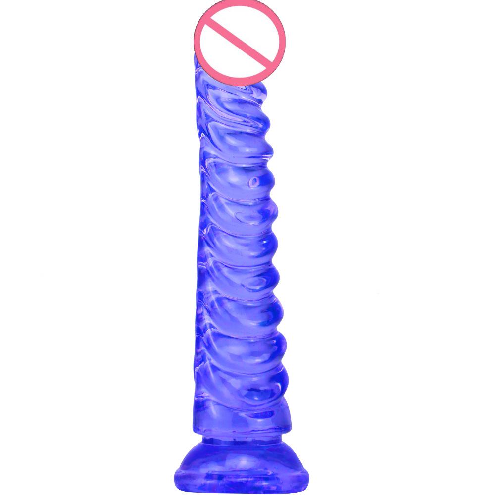 Transparent Dragon Scale Crystal Dildo & Anal Plug for Men and Women