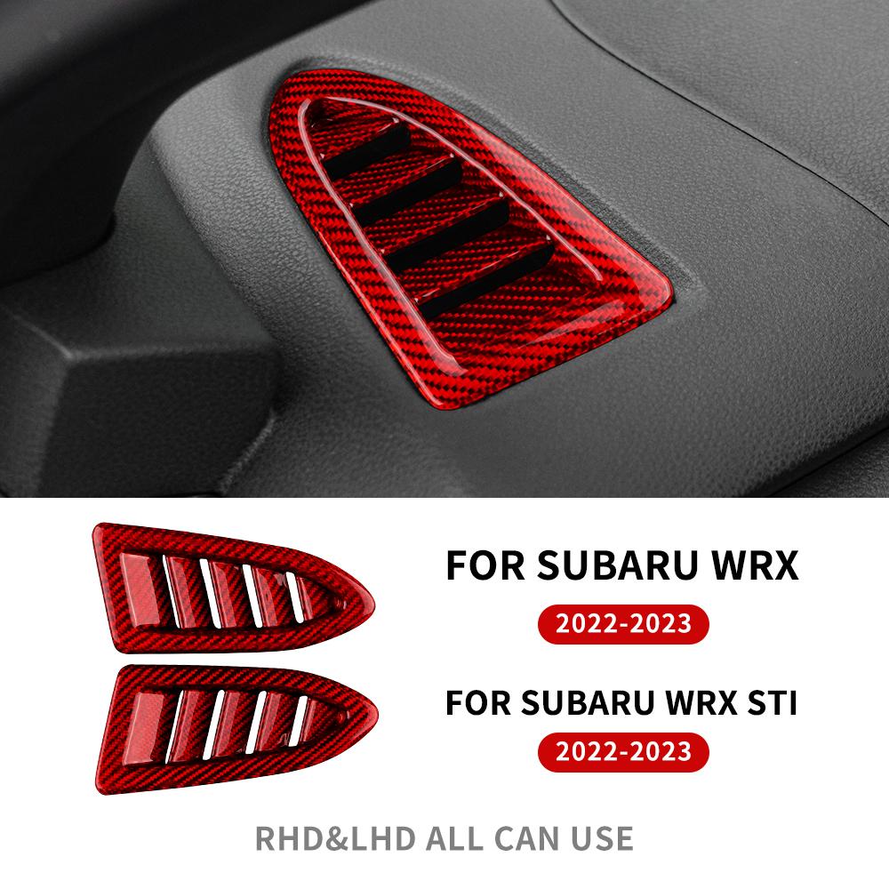 Real Hard Carbon Fiber Sticker For Subaru WRX/ WRX STI 2025 2025 2025Car Dashboard Side Air Vent Frame Interior Trim Accessories