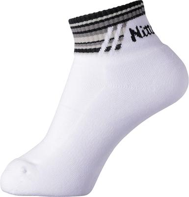 Nittaku Toela und Normale Größen Socken, NW2720, Herren, Schweißableitend, Schnelltrocknend, Antibakteriell, Geruchsresistent, Länge, Schwarz, 25.0cm-28.0cm
