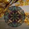 360 Degree Rotating Hook 10 Inch Hanging Wind Spinner for Balcony Garden Decoration Artistic Wind Spinner Outdoor Decor