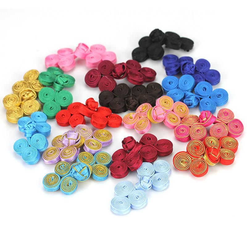 10 Pairs Chinese Handmade Cheongsam Buttons, Knot Fastener, DIY Clothing