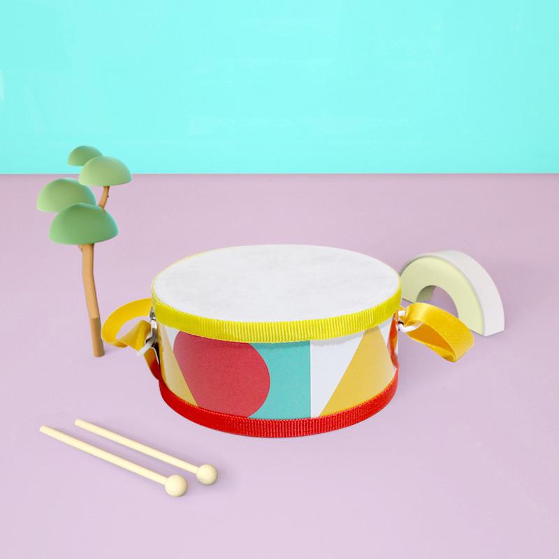 Children'S Wood Drum Early Educational Percussion Musical Instrument For Children Beat Instrument Hand Drum Toys
