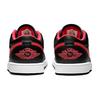 Air Jordan 1 Low GS White Toe Kids Sneakers Black Fire-Red 553560-063