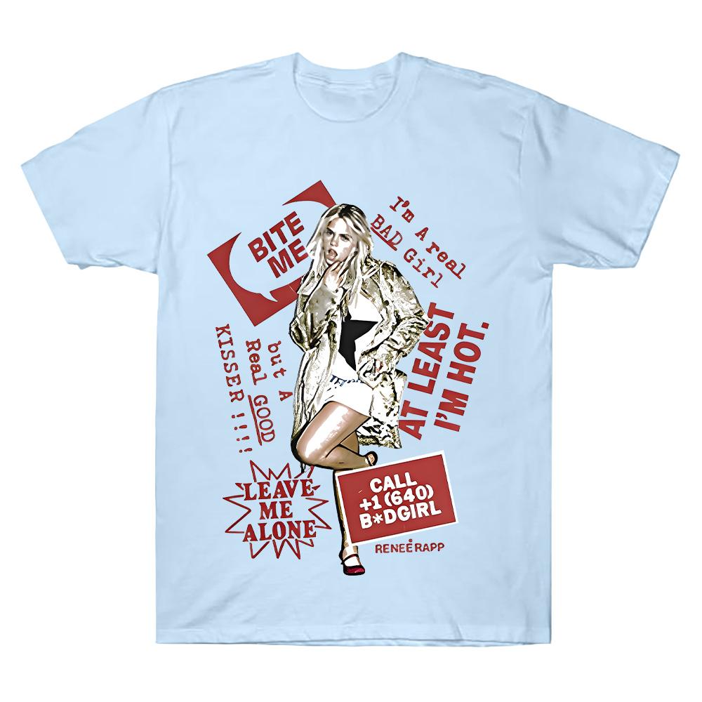 Reneé Rapp Date Back Tour Tee Harajuku Fashion Graphic T Shirts Men's Women Comfort T-shirts Retro Cotton Clothes