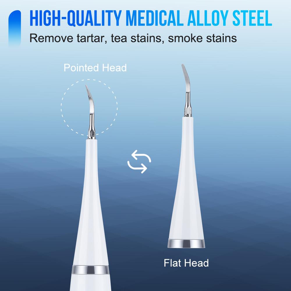 Electric Sonic Teeth Cleaner Dental Scaler Dental Tooth Calculus Stains Tartar Remover Oral Irrigator Teeth Whitening Tools