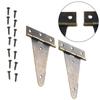 2pcs Flat Hinge T-hinges For Wooden Box Hanging Cabinet Doors Garden Doors Marine Cabins Yacht Doors Wine Box Bronze Hinges