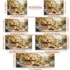 1Pcs Rose Garden Afternoon Tea Decoration Background Winter Backdrop Decorations For Photo Studio Photo Booth Christmas Party
