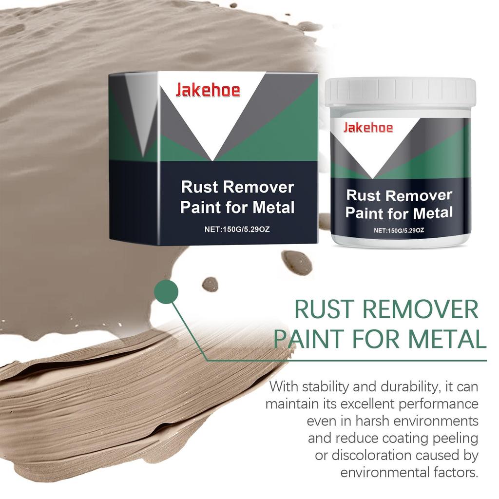 150g Metal Rust Removal Paint Metal Surface Rust Removal & Rust Prevention Long Lasting Protection Rust Quick Drying With Brush