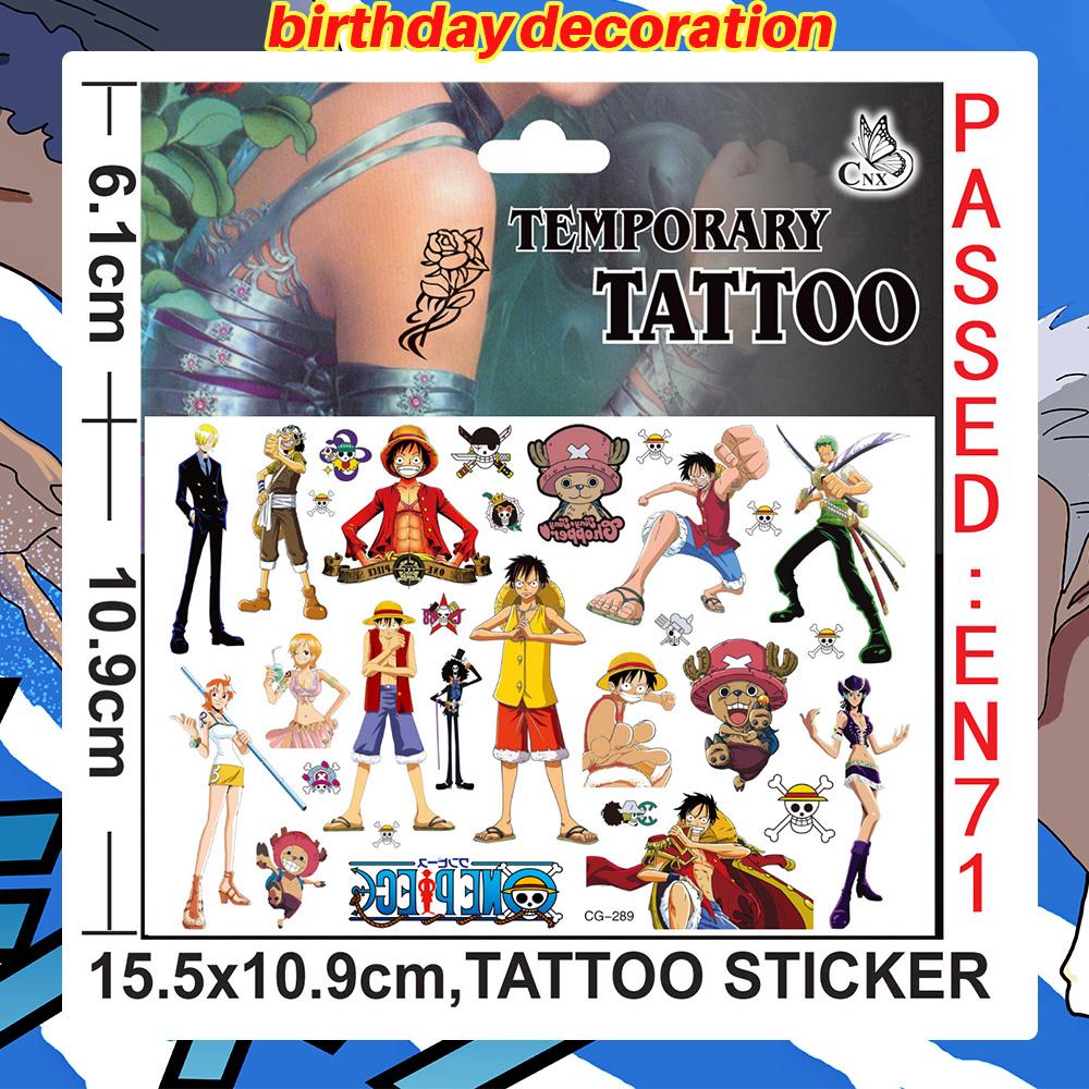 Dekoracje Urodzinowe One Piece Balon Luffy Zoro Jednorazowe Talerzyki Imprezowe Baner Dekoracja Tortu Torebki na Prezenty Chłopcy Akcesoria na Baby Shower