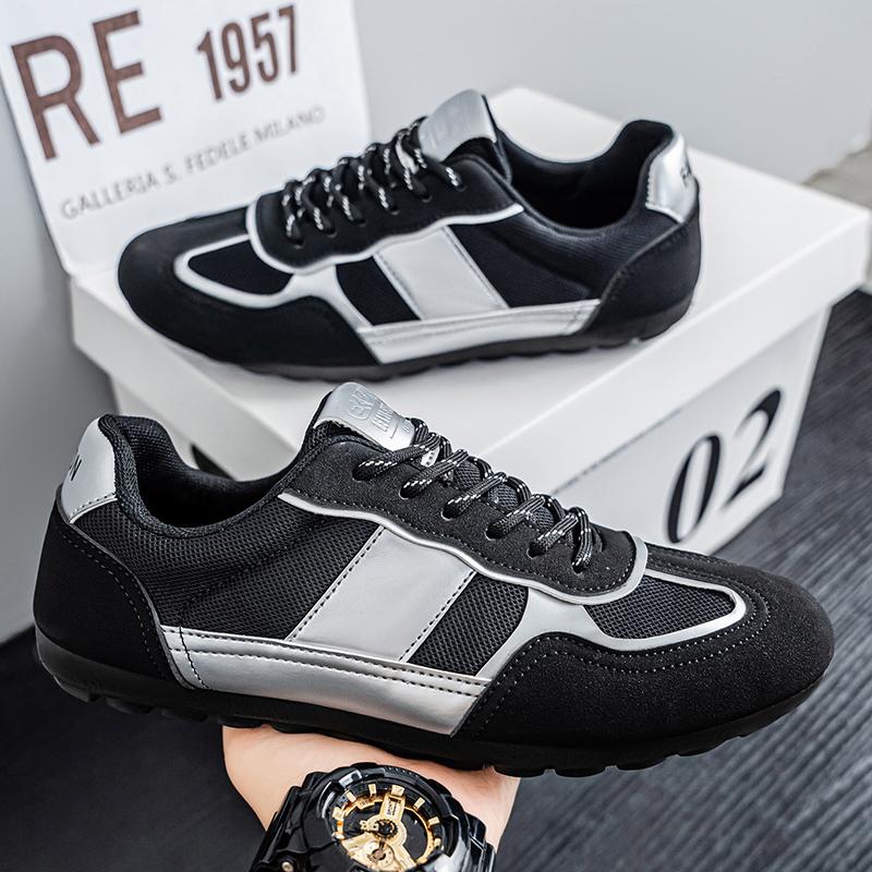 Men's casual sports shoes, fashionable lightweight running tennis shoes, spring and autumn large size