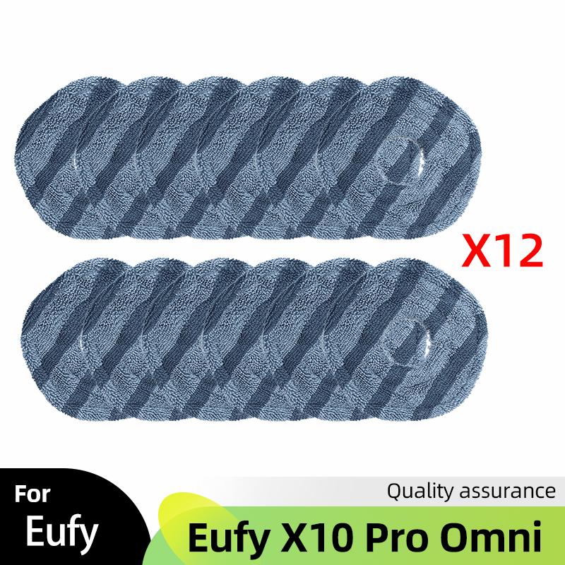 Fit For Eufy X10 Pro Omni Robot Vacuum Cleaner Main Side Brush Mop Cloth Hepa Filter Dust Bag Accessories Spare Parts