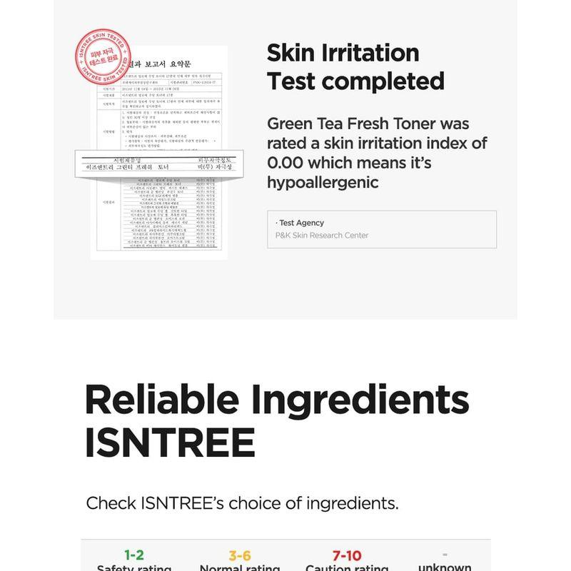 ISNTREE Świeży tonik z zielonej herbaty