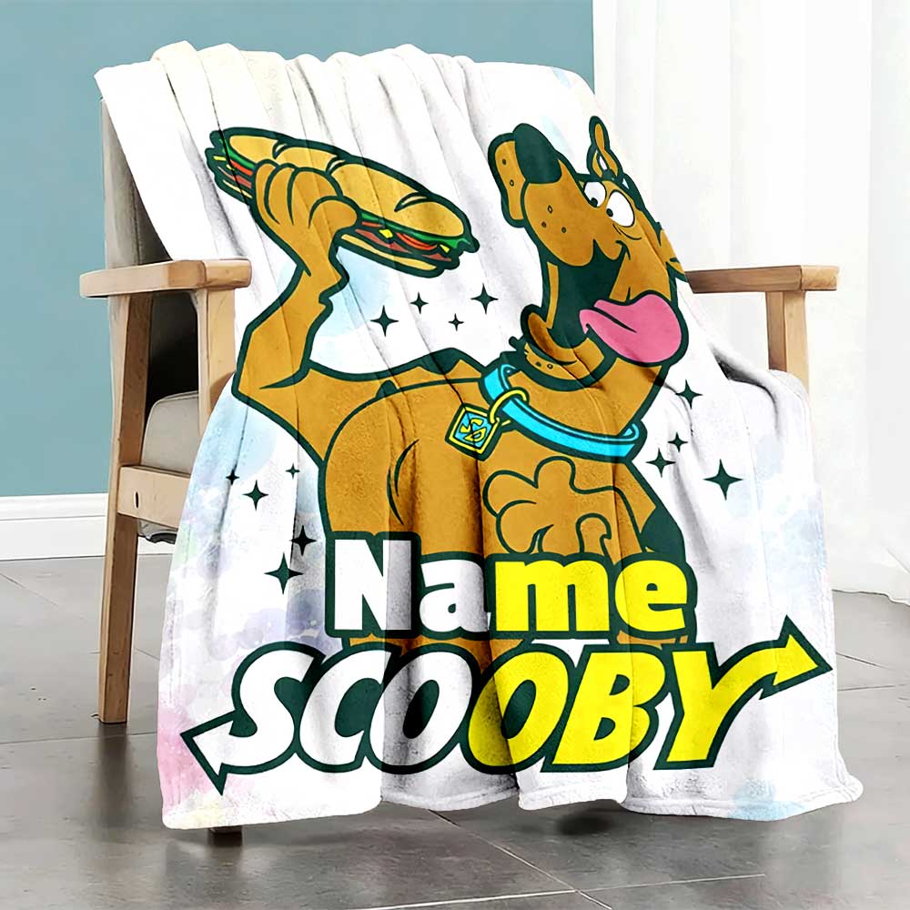 Warnermedia (19) Personalized Name Blanket Cozy Personalized Blanket Soft Warm Cozy Suitable for Sofa Bed Living Room Couch Four Seasons Multipurpose
